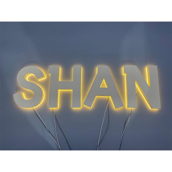 Factory Customization Backlit Letters Numbers And Letters Led Outdoor Sign 3d Led Sign