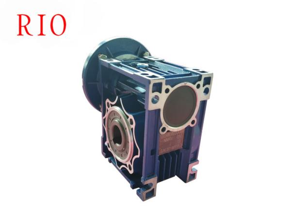 Aluminium Worm Gearbox Reducer Rv50 High Mechanical Strength Customized
