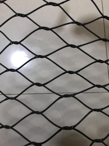 Zoo SS 316 Woven Wire Mesh Rhombus Impact Resistance Excellent Flexible Performance