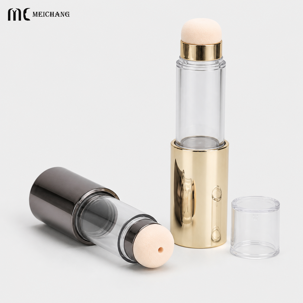 15ml Airless Foundation & Concealer Applicator Bottle with NBR Sponge Tip(MC-1900)