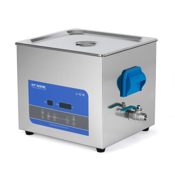cesta de aço inoxidável ultrassônica do líquido de limpeza 300W do vegetal de fruto 13L para o alimento de limpeza