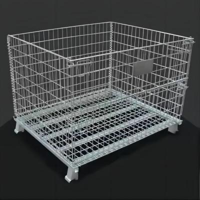 Collapsible Foldable Butterfly Cage Mobile Turnover Cages with Wheels and Open/Closed