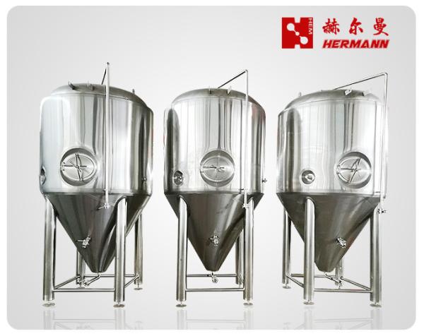 Easy Operation Conical Fermentation Vessel , 20BBL Stainless Steel Fermenter