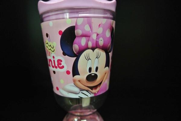Lovely Style Disney Mickey Mouse Water Bottle For Children Home Decoration