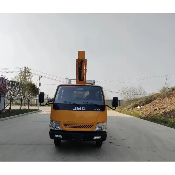 21m Bucket Hydrulic Lift Working Ladder Lifting Pickup Crane Cherry Picker Manlift Pallet Work Transport Aerial Platform Mounted Truck High-Altitude Operation