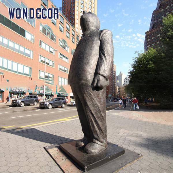 Pessoas que pensam em estátuas de bronze Escultura em lugares públicos Decoração