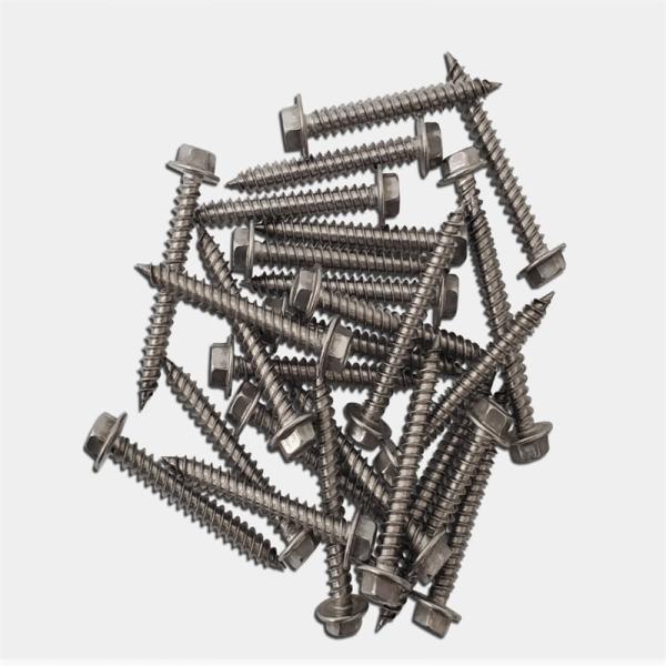 Hex Head Wood Screw Steel Screw Zinc Plated Wood Screw Din571