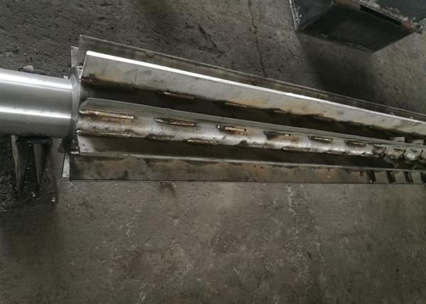 Replaceable dump rejector rotor blades with high wear resistance stainless steel