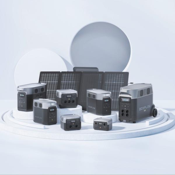 Home LiFePO4 Bateria Estação de energia portátil DELTA 2 ECOFLOW Carregamento rápido AC 1800W 1024Wh Backup