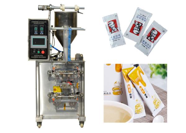 Plastic Film Packaging Sauce Packing Machine Photoelectric Tracking Available