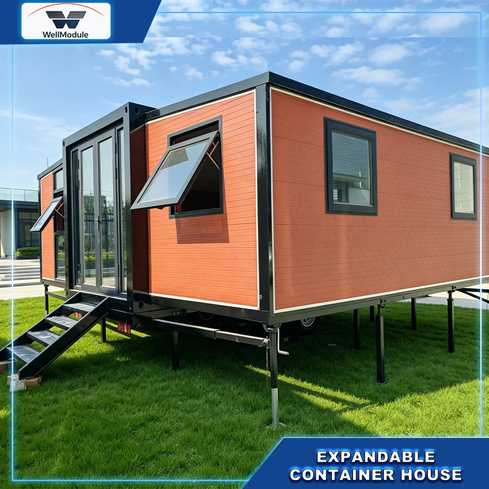 Expandable container house energy insulation modern design providing comfortable living and working environment anywhere