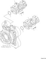 708-45-10204 708-4L-00910 708-45-11204 Pour Komatsu WA700-3 WA800-3 Pompes hydrauliques