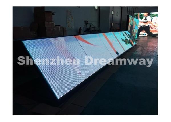 10 mm Pixel Pitch P10 Outdoor LED Signs With Front Service Synchronous Control