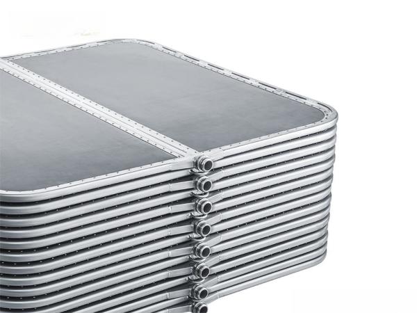 Filtro de folhas de pressão horizontal para a indústria de óleos comestíveis e bebidas