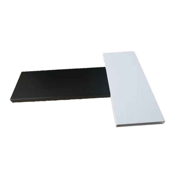 White Black Powder Coated Aluminium Extrusions 7.2m Length For Construction