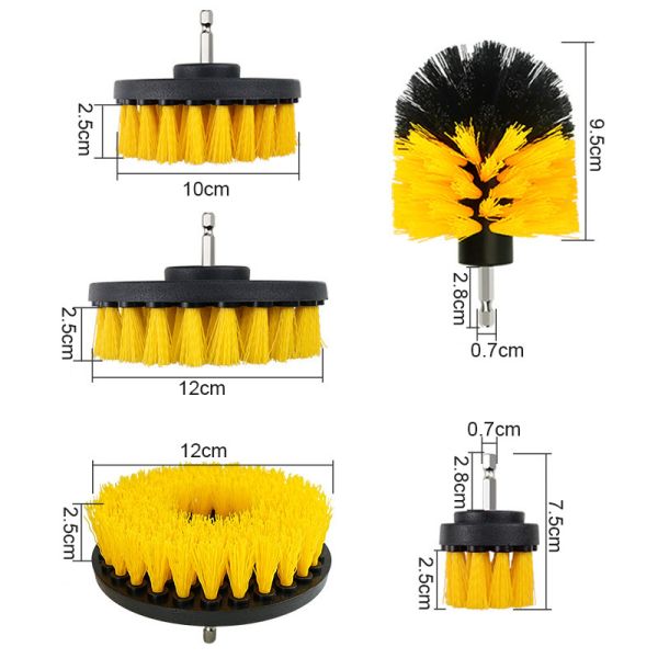 5 шт. Сверлочистительная щетка Мощная щетка Сверлочистительная щетка