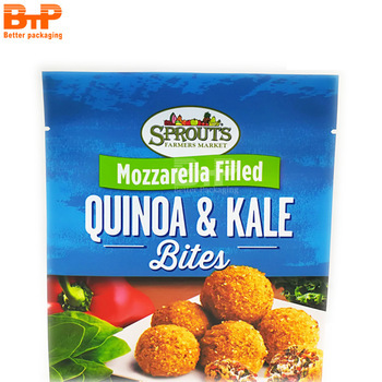 Custom Printing Rice Packaging Bag with Moisture Proof and Food Grade Material Flat Bottom Pouch
