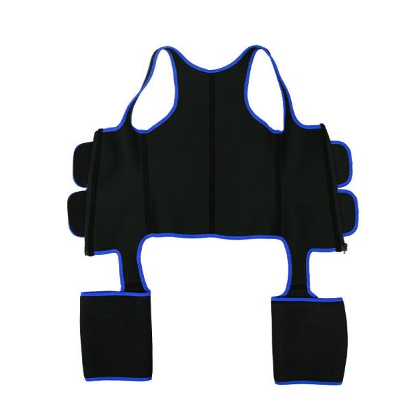 Ajustador suado da coxa da coxa do corpo 7XL Shaper completo para os pés e as coxas
