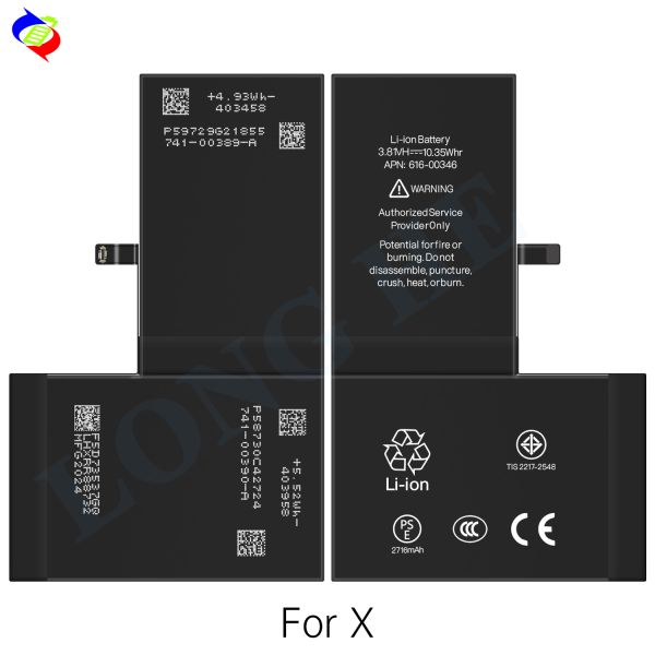 Super Capacity Battery for iPhone X 100% Compatible and Long-lasting