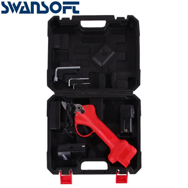 25mm New Design Electric Li-Battery Pruning Electric Scissors Tree Pruner Shears With Shear Diameter For Sale