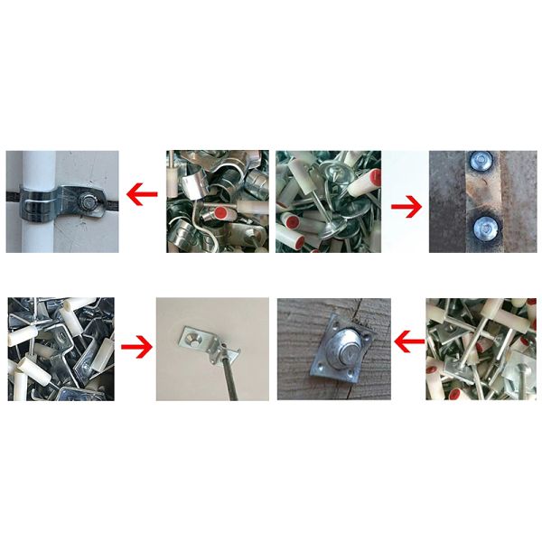 Integrated Ceiling Fastening GB Standard Stainless Steel Hose Pipe Clamp with Sample