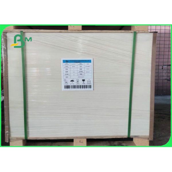 70 * 100cm Food Grade 350gsm + 15g PE Waxed Paperboard For Packing Fast Food