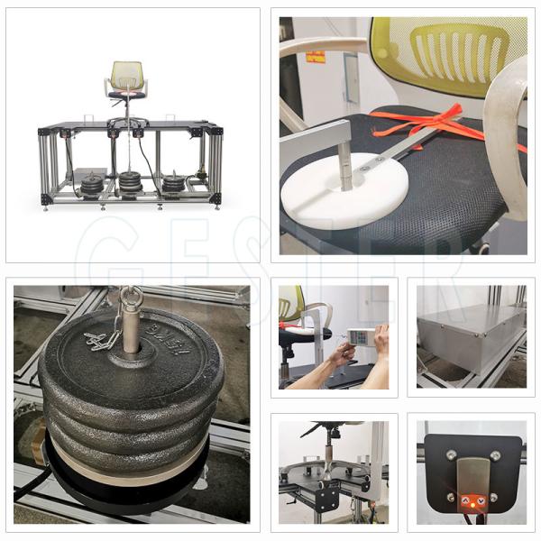 EN 1335-3 BIFMA X5.1 600N Stability Tester For Chair Testing