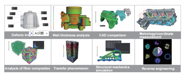 Durable heat exchangers for powertrain & battery tested by Unicomp UNCT3500 X-ray CT