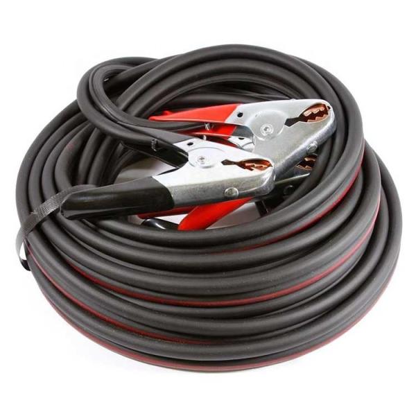 a bateria de carro Jumper Cables de 2m, auto cabo TPR do impulsionador 500A isolou