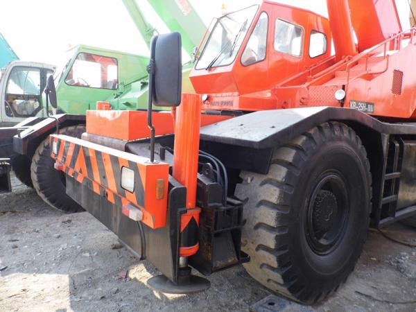 USED KATO KR-25H-IIIL 25T ROUGH TERRAIN CRANE FOR SALE ORIGINAL JAPAN 25T TERRAIN CRANE