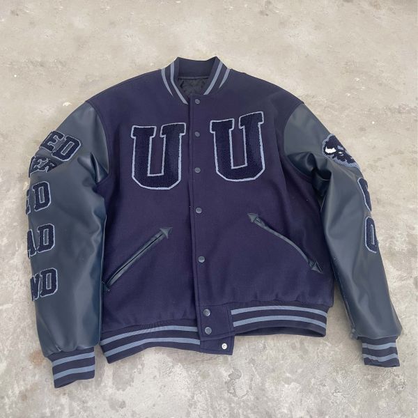 Manufacturer Custom Chenille Embroidery logo Autumn Winter Baseball Uniform College Bomber Letterman Varsity Jacket for Men