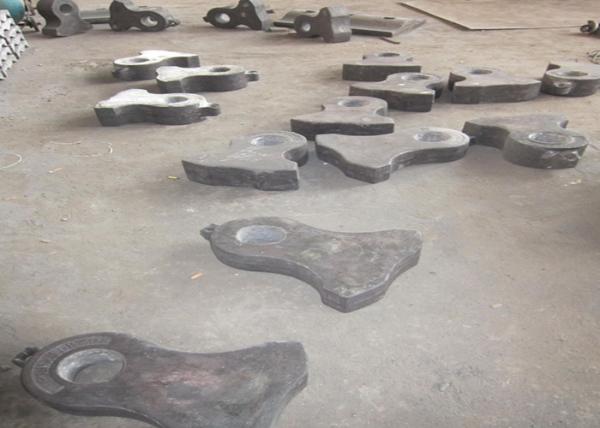 Cr-Mo Alloy Steel Crusher Wear Parts Jaw Plates For Jaw Crushers