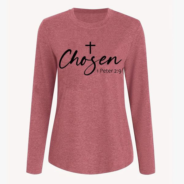 Customizable Dark Blue Long Sleeves Rose ODM T Shirts For Women