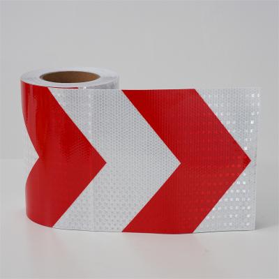 Crystal Lattice Arrow Design Reflective Warning Tape For Vehicle Conspicuity Making