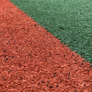 Esportes artificiais exteriores internos da grama do anti deslizamento que pavimentam o desgaste - resistente