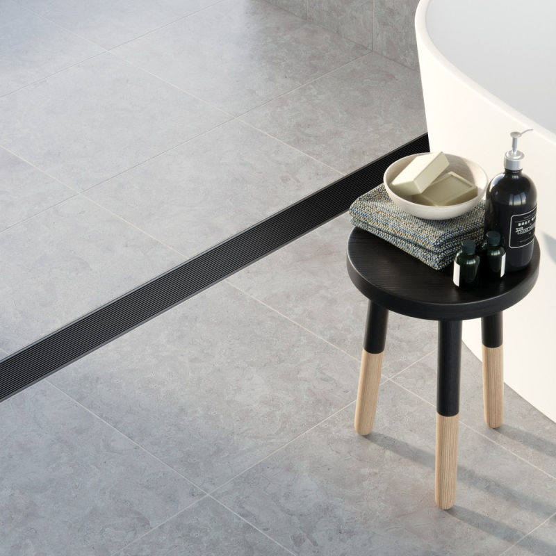 Modern Simple Fashion SS 304 316 Stainless Steel Linear Showroom Floor Drain Invisible
