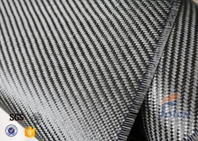 tela da fibra do carbono do Weave de sarja de 3K 200g 0.3mm para o reforço, materiais de isolador térmicos
