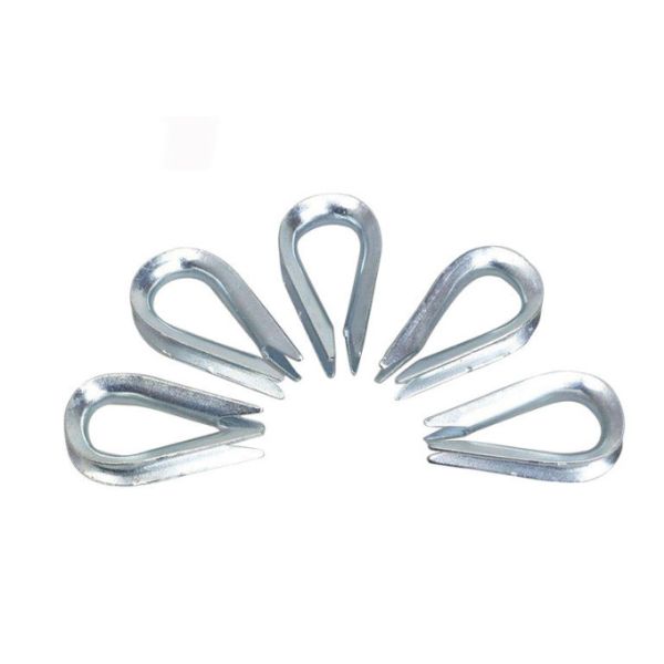 Chicken Heart Wire Rope Ring Fasteners Carbon Steel Zinc Plated For Industry