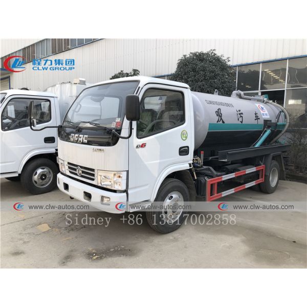 Dongfeng Duolika 4X2 Vacuum Sewer Suction Truck