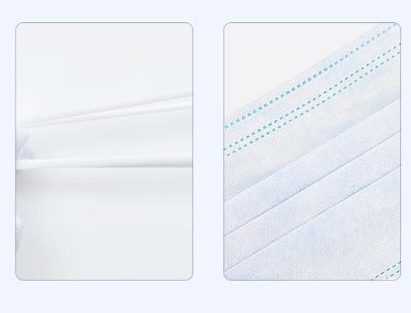 Protective Disposable Non Woven Face Mask , Unisex Prevent Anti Bacteria Safety