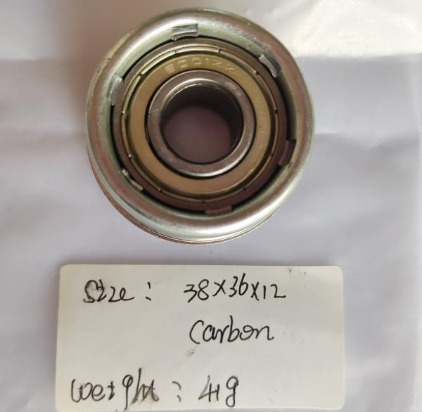 6001zz Miniature Stamping Flanged Deep Groove Ball Bearing 38x36x12