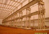 Oficina de estruturas industriais de aço pesado com capacidade de guindaste de 600 toneladas