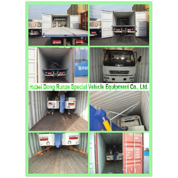 Custom Steel Flatbed Truck Bodies , Car Carrier Wrecker Upper Body