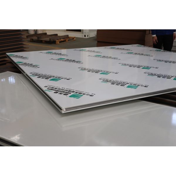Stainless Steel Rock Wool Sandwich Panel Hand Make Sandwich Panel For Food Factory