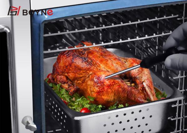 Stainless Steel Industrial 10 Trays Combi Oven Commercial With Boiler