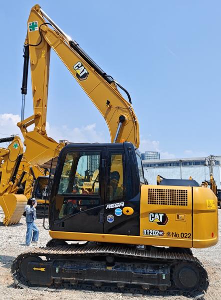 High Output Power Used Caterpillar 312D2GC Excavator With Original Hydraulic Valve And High Combustion Efficiency