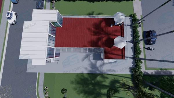 Luxury Prefabricated Detachable Container House Customized Prefab Houses Ready To Ship With Furniture And Equipments