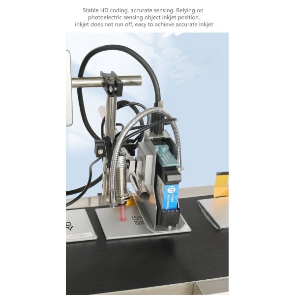 2-12.7mm Print Dimension Industrial TIJ Inkjet Printer for Bottle Plastic Pouches Bags