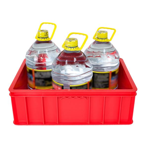 Food Grade Turnover PP Box for Eco-Friendly Vegetable Logistics in 490x355x164mm