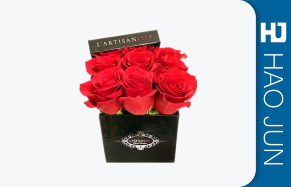 Customized Art Paper And Matt LaminationCardboard Flower Boxes Gift Packaging Box